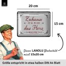 Retro Blechschild ZUHAUSE, Geschenk zum Einzug, Richtfest Geschenk, 15x20cm