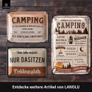 LANOLU Thermometer Camping 8x28cm
