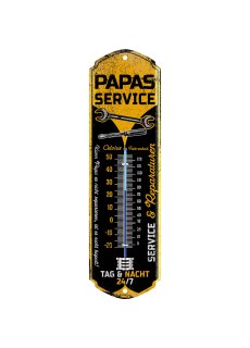 LANOLU Thermometer Papas Service 8x28cm