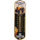 LANOLU Retro Thermometer Traktor 8x28cm