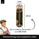 LANOLU Retro Thermometer Traktor 8x28cm