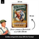 LANOLU Blechschild Wochenende Bier 20x30cm