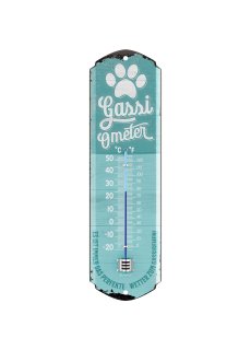 LANOLU Thermometer Gassi-O-Meter 8x28cm