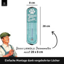 LANOLU Retro Thermometer Gassi-O-Meter 8x28cm