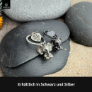 LANOLU Schlüsselanhänger Elefant "Rüsselmeister" - Silber