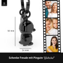 LANOLU Schlüsselanhänger Pinguin "Watschel" - Schwarz