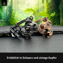LANOLU Schlüsselanhänger T-Rex "Mini-Rex" - Schwarz