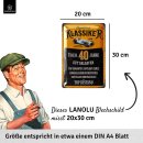 Blechschild Schild 40 Geburtstag, Schild 40 Jahre Klassiker, Geschenke 20x30cm