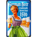 Blechschilder Retro Deutsches Bier seit 1516 -...
