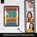 LANOLU Retro Metal Sign – “Original seit 30 Jahren” – 15 x 20 cm