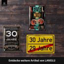 LANOLU Retro Metal Sign – “Original seit 30 Jahren” – 15 x 20 cm