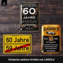 LANOLU Retro Metal Sign – “Original seit 60 Jahren” – 15 x 20 cm