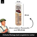 LANOLU Thermometer GRILLPLATZ Fett verbrennen 8x28cm