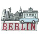 Metall-Magnet BERLIN | typisches Hauptstadt Souvenir | Kühlschrankmagnet | Designed in Germany