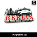Metall-Magnet BERLIN | typisches Hauptstadt Souvenir | Kühlschrankmagnet | Designed in Germany