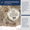 United1871 ORIGINAL Berliner Mauerstein auf transparentem Acrylsockel, 10x10cm "OBM"