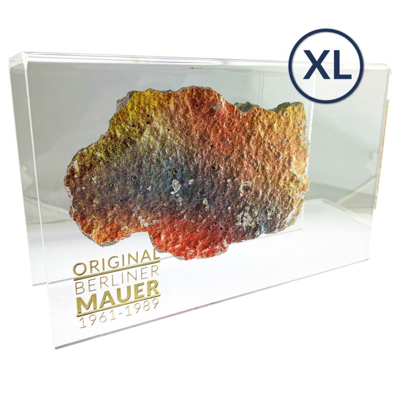 ORIGINAL Berliner Mauer Stein - Echtes Stück Mit Zertifikat Aus Berliner Manufaktur