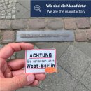 Fridge magnet ORIGINAL Berlin Wall stone with certificate of authenticity