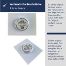 Magnet Berliner Mauerstein "Achtung" mit Echtheitszertifikat | Handarbeit aus Berliner Manufaktur