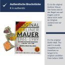 Berlin Wall stones with certificate of authenticity, loose