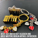 United1871 Schlüsselanhänger Brandenburger Tor Charms gold