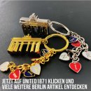 United1871 Schlüsselanhänger Brandenburger Tor Charms silber