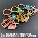United1871 Schlüsselanhänger Berlin Travel Charms, Metall silber