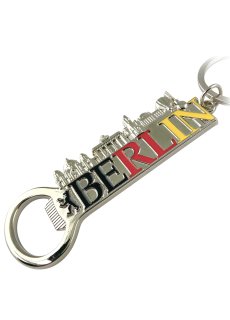 United1871 Schlüsselanhänger Flaschenöffner BERLIN Metall silber
