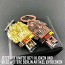 United1871 Schlüsselanhänger Nagelknipser und Flascheöffner Berlin Geschenk kupfer