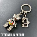 United1871 Schlüsselanhänger Berlin Bär aus Metall silber