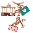 United1871 Schlüsselanhänger Berlin Travel Charms, Metall rosé
