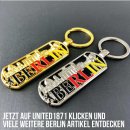 United1871 Schlüsselanhänger Berlin Geschenk - Skyline silber