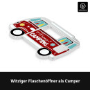 LANOLU Magnet Flaschenöffner Campingbus "Happy...