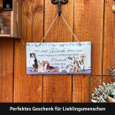 LANOLU Kordelschild Wer sagt Glück kann man nicht...