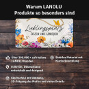 LANOLU Kordelschild Lieblingsplatz sitzen und genießen 16x32cm