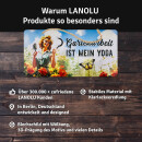 LANOLU Kodelschild Gartenarbeit ist mein Yoga 16x32cm