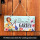 LANOLU Kodelschild Bin im Garten 16x32cm