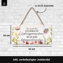 LANOLU Kordelschild Begegnungen mit Lieblingsmenschen 16x32cm