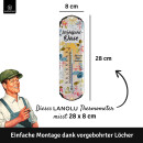 LANOLU Thermometer Wohlfühl-Oase 8x28cm | LANOLU