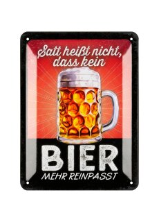 LANOLU Blechschilder retro Bier Bar Deko, Metallschilder mit Spruch für Partyraum, Küche, Bardeko, Cocktail Schild als Geschenk 15x20cm