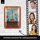 LANOLU Retro Blechschild Vorsicht vor der Gärtnerin...
