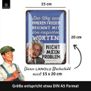 LANOLU Retro Blechschild Sprüche Schild Poster aus Metall mit Zitat, Geschenke Freundinnen, Shabby Deko Deko, vintage Metallschild 15x20cm