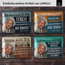 LANOLU Retro Blechschild Sprüche Schild Poster aus Metall mit Zitat, Geschenke Freundinnen, Shabby Deko Deko, vintage Metallschild 15x20cm