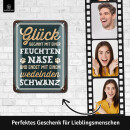 LANOLU Retro Blechschild Hunderegeln, Hundeschilder,...