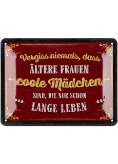 LANOLU Retro Blechschilder, vintage Metallschilder mit Sprüchen als Wanddeko für Küche und Garten, Shabby Chic Deko Farmhouse 15x20cm