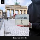 Blechschild retro Ankerplatz - maritime Anker Deko für Garten und Küche - Einweihungsgeschenk Wohnung Heimatplatz 15x20cm