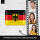 Retro Blechschild Deutschland Deutschlandflagge, Nostalgie DDR, Berlin Souvenirs, DDR Geschenk, Ossi Geschenke, DDR Deko, vintage Metallschild 15x20cm