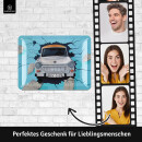 LANOLU retro Blechschild Trabi, Trabant Geschenk, Berlin...
