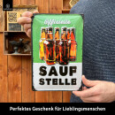 LANOLU Retro Blechschild Saufstelle 20x30cm
