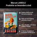 LANOLU Retro Blechschild Bier kaltstellen ist auch kochen 20x30cm